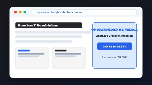 Modelo de aplicación comercial y proyectos digitales para bombasybombinhas.com.ar